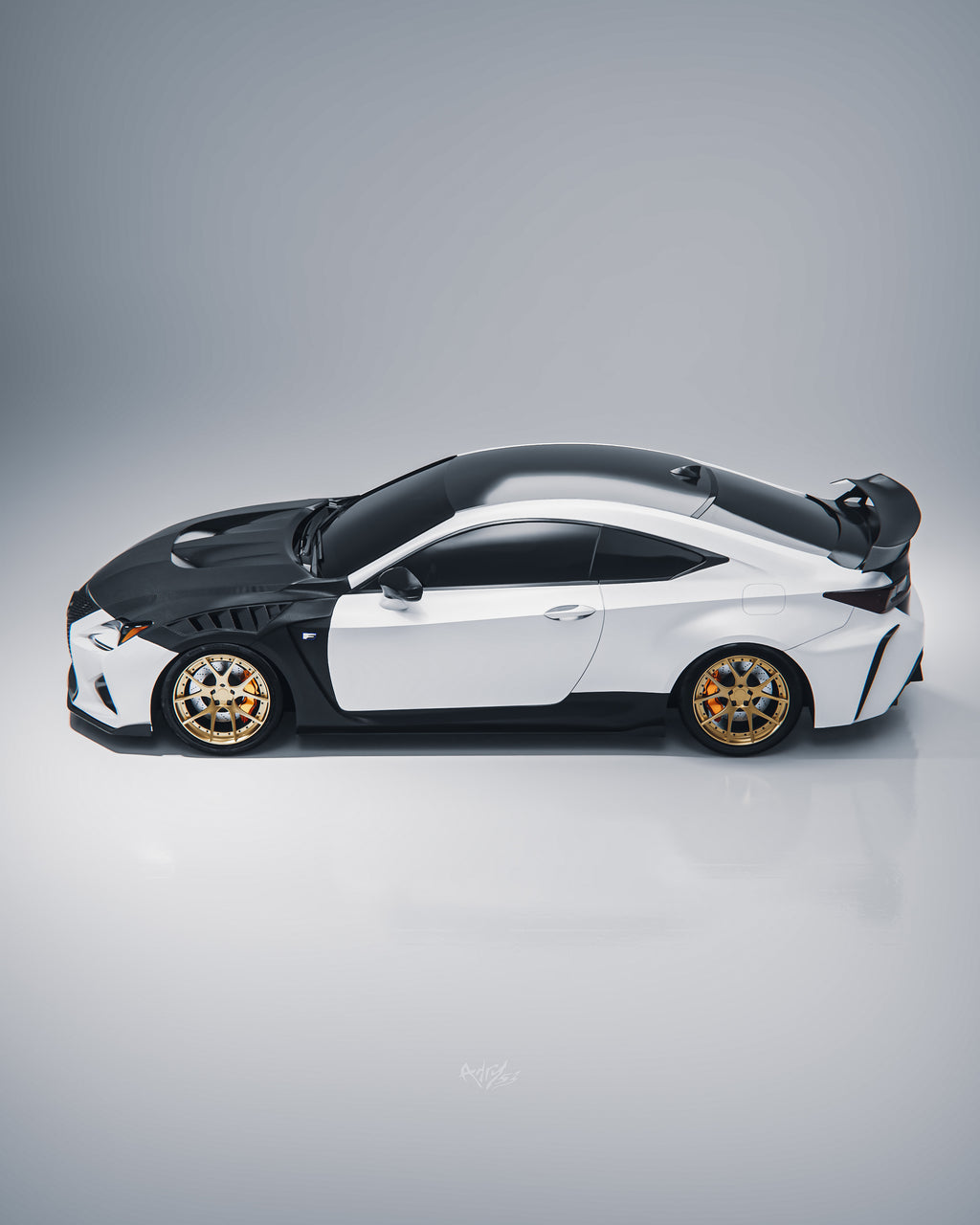 SPMS X ACE COMPOSITES LEXUS RCF CARBON FIBER FENDER